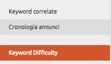 trovare la giusta keyword