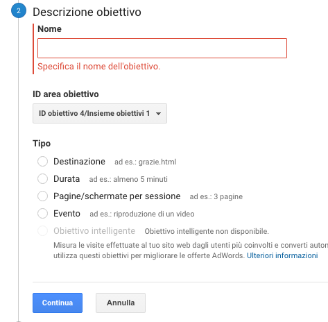conversioni google analytics
