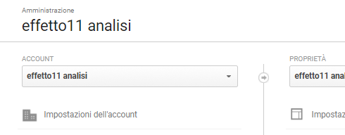 eliminare account analytics