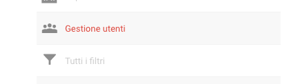 gestione utenti