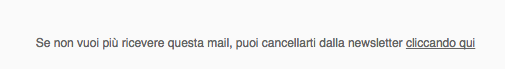 mailchimp footer