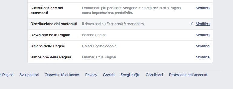 Eliminare pagina Facebook: la procedura