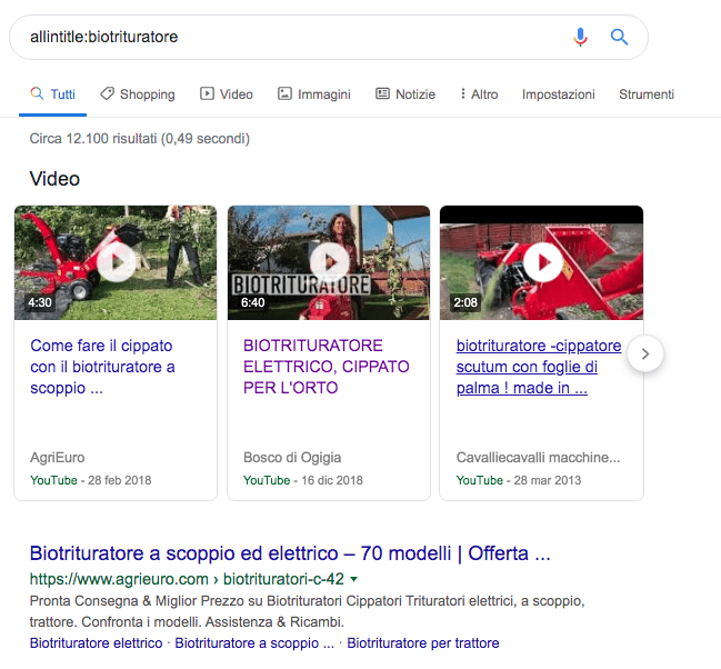 operatori avanzati ricerca google