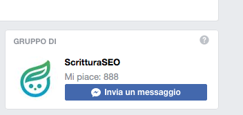 pagina facebook connettere gruppo