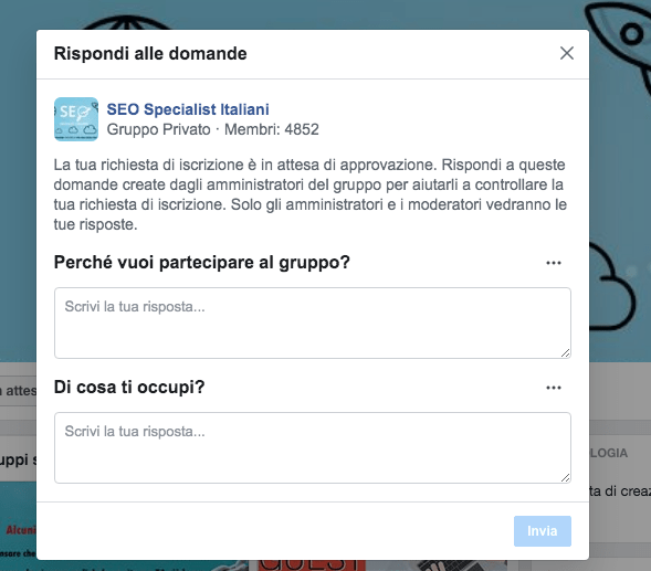 gruppi fb